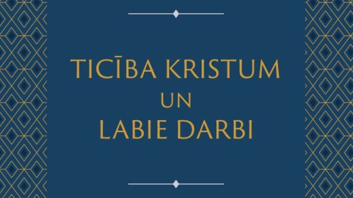 Izdota jauna grāmata par taisnošanas un svēttapšanas mijiedarbību