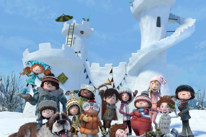 Animācijas filma "Sniega kaujas" Lēdmanē