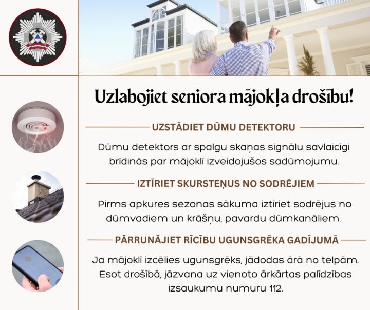 Katrs otrais ugunsgrēkos bojāgājušais ir seniors