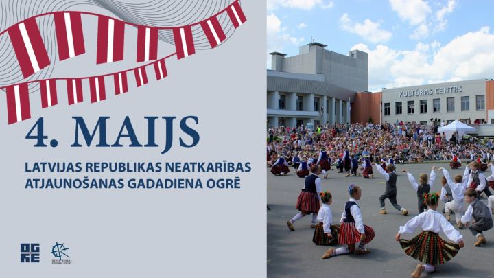Latvijas neatkarības atjaunošanas gadadienā Ogrē priecēs svētku koncerts