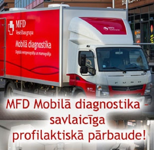 MFD Veselības grupas izbraukuma diagnostika Lielvārdē