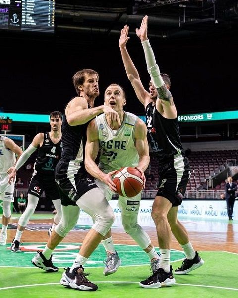 "Ogres" basketbolisti Igaunijā cieš zaudējumu LIBL mačā
