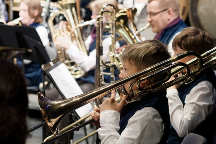 Ogres Mūzikas un mākslas skolas pūtēju orķestrim "Melodija" lieliski sasniegumi