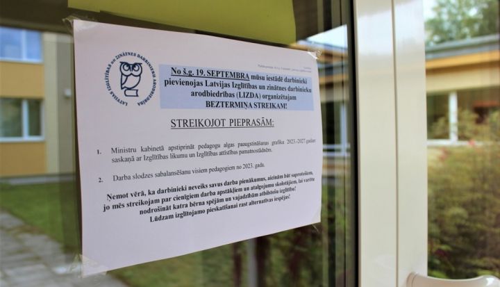 Ogres novadā plāno streikot 1168 pedagogi no 33 izglītības iestādēm