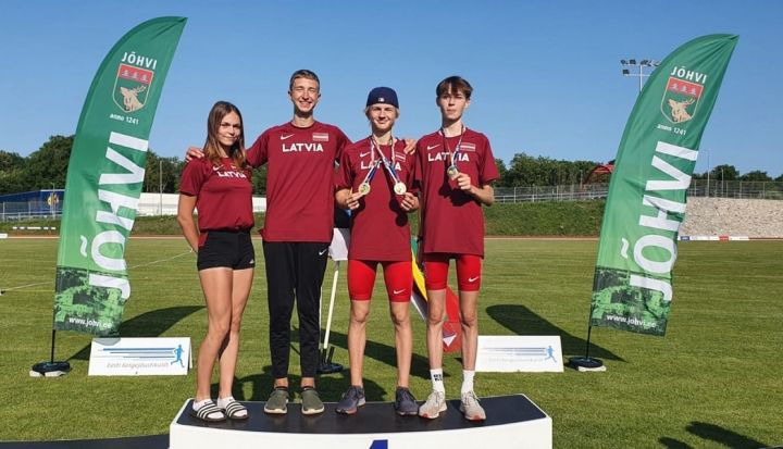 Ogres novada sportisti Baltijas čempionātā finišē ar rekordu un medaļām