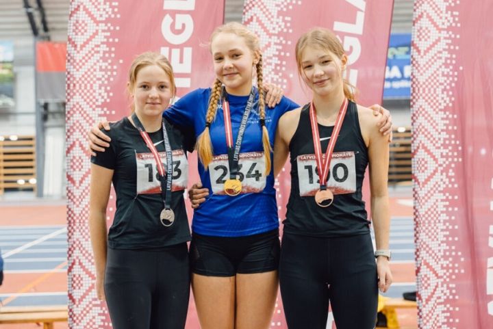 ONSC audzēkņiem medaļas Latvijas čempionātā telpās U14 un U16 grupās