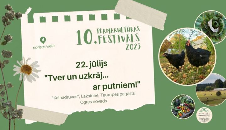 Permakultūras festivāls Taurupes pagastā