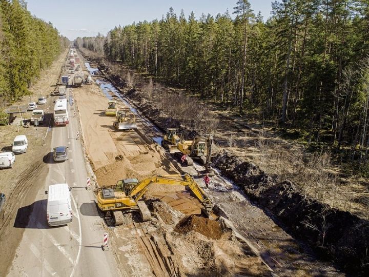 Šosejas posmu Lielvārdē pārbūvēs, no Ogres līdz Ķegumam atjaunos segumu