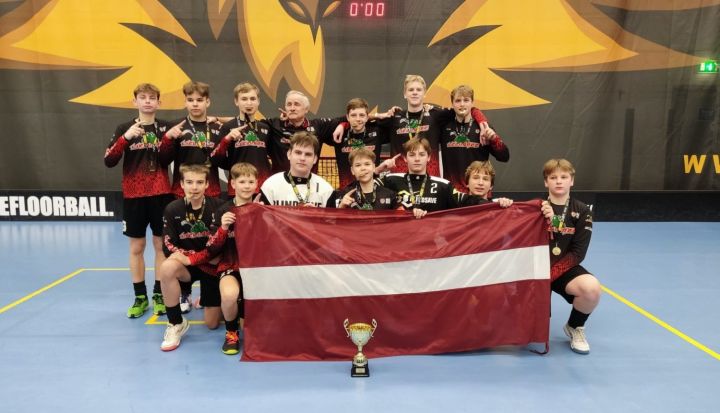 U15 "Lielvārdes" florbolistu ceļš pēc "Helsinki Floorball Cup 2024" čempionu kausa