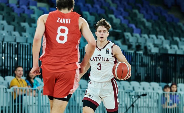 Latvijas U-20 basketbolistiem uzvara Eiropas čempionāta B divīzijas mačā