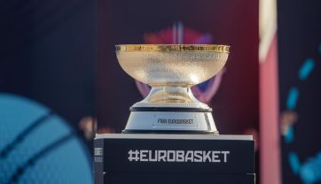 Attēls rakstam: FIBA EuroBasket2025 trofeja viesosies Ogrē