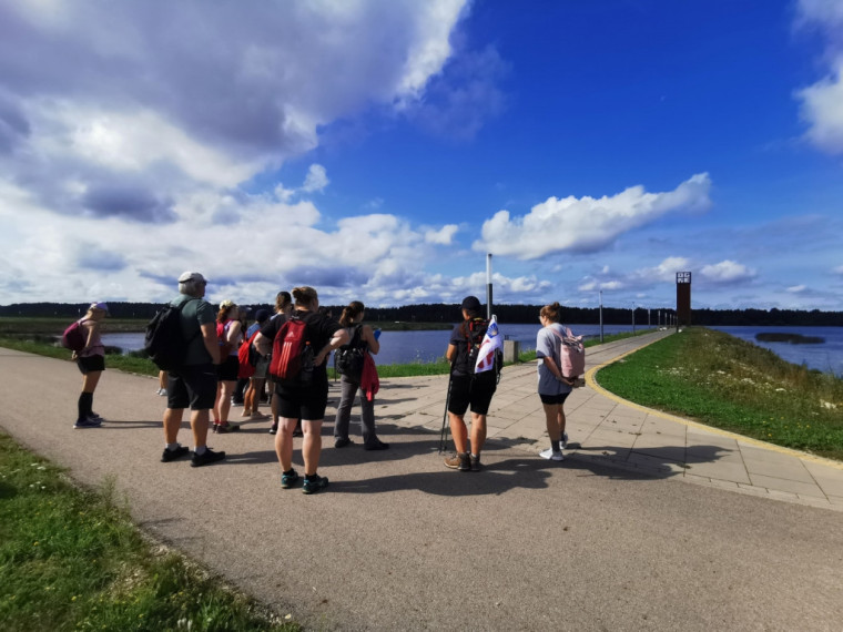 Foto: Norisinājies Svētā Jēkaba jeb Camino Santjago pārgājiens “Ogre-Ķegums”