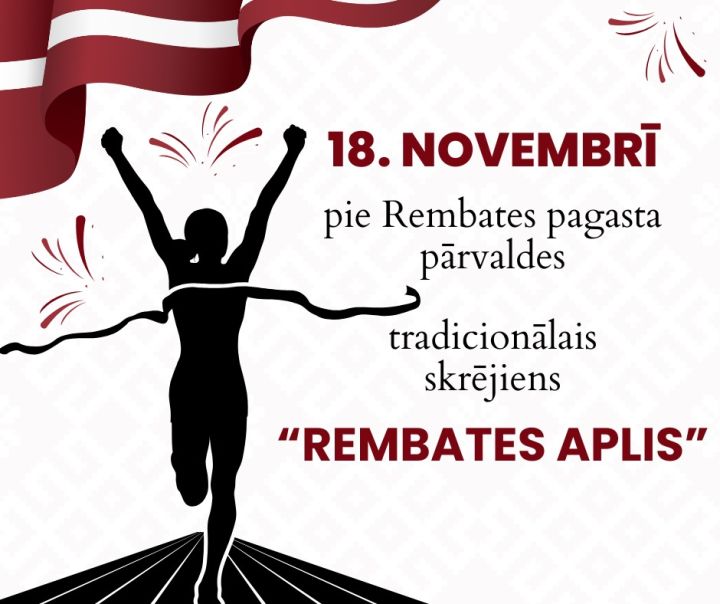 18. novembra Tradicionālais skrējiens “Rembates aplis”