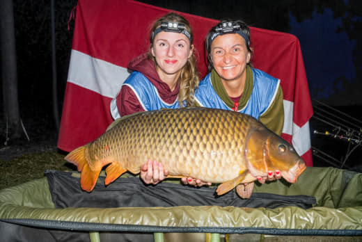 Foto: Ogrēniete Darja Ramza – pasaules čempione karpu makšķerēšanā