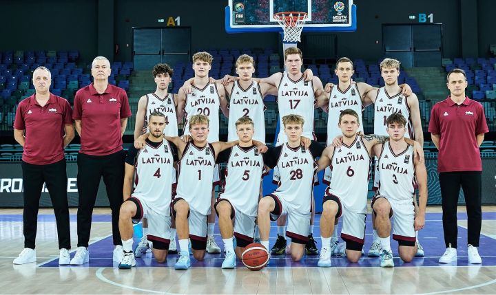 Latvijas U-20 basketbolisti Eiropas čempionāta B divīzijas turnīrā ieņem 13.vietu, komandā arī basketbolists no Ogres