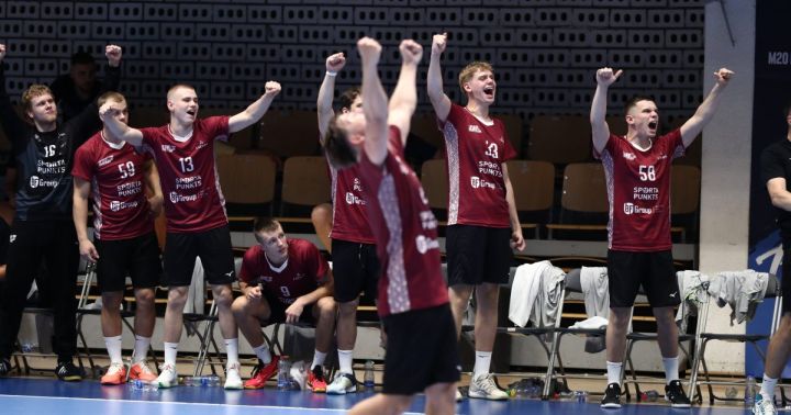 Latvijas U-20 handbolistiem uzvara Eiropas čempionāta B divīzijas turnīra pusfinālā. Komandā divi spēlētāji no Ogres